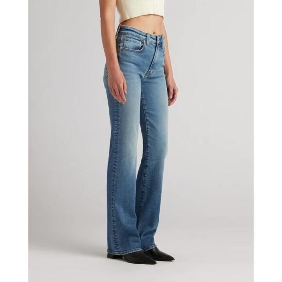 Edwin Jeans Womens 27 Blue Lark Bootcut Stretch Denim Made in USA EW20611CS - Picture 2 of 15